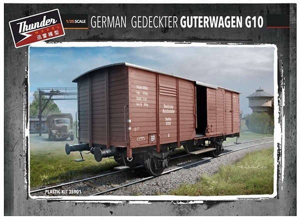Thunder Model 1/35 Maket German G10 Guterwagen