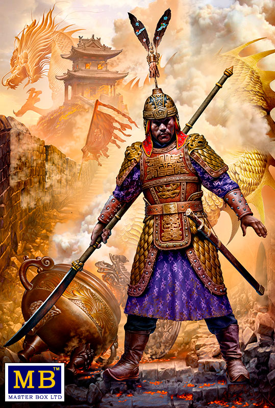 MASTER BOX 1/24 Zhu Yuanzhang, the founding emperor of China's Ming dynasty. Battle for Nanjing, 1356
