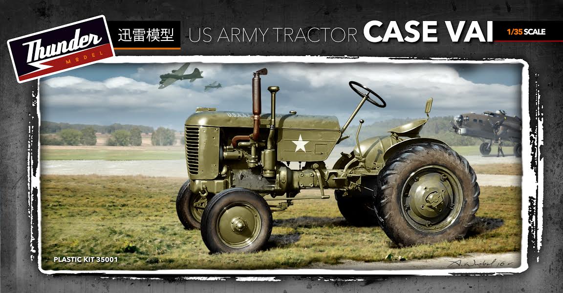 Thunder Model 1/35 Model US Army Tractor Case VAI
