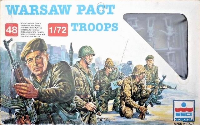 ESCI 1/72 Figür WARSAW PACT TROOPS