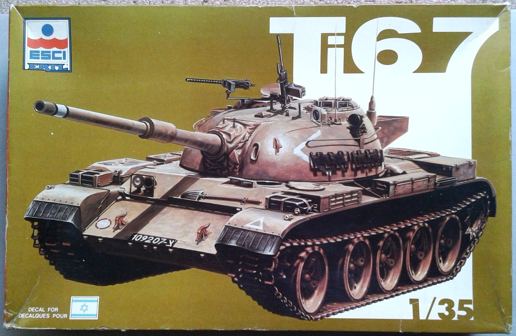 ESCI 1/35 Maket T-67 Israeli Tank