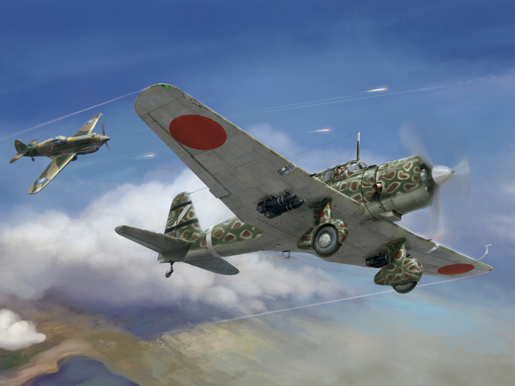 Wingsy Kits 1/48 Ölçek D5-04 IJA Type 99 army assault plane Ki-51 “Sonia”