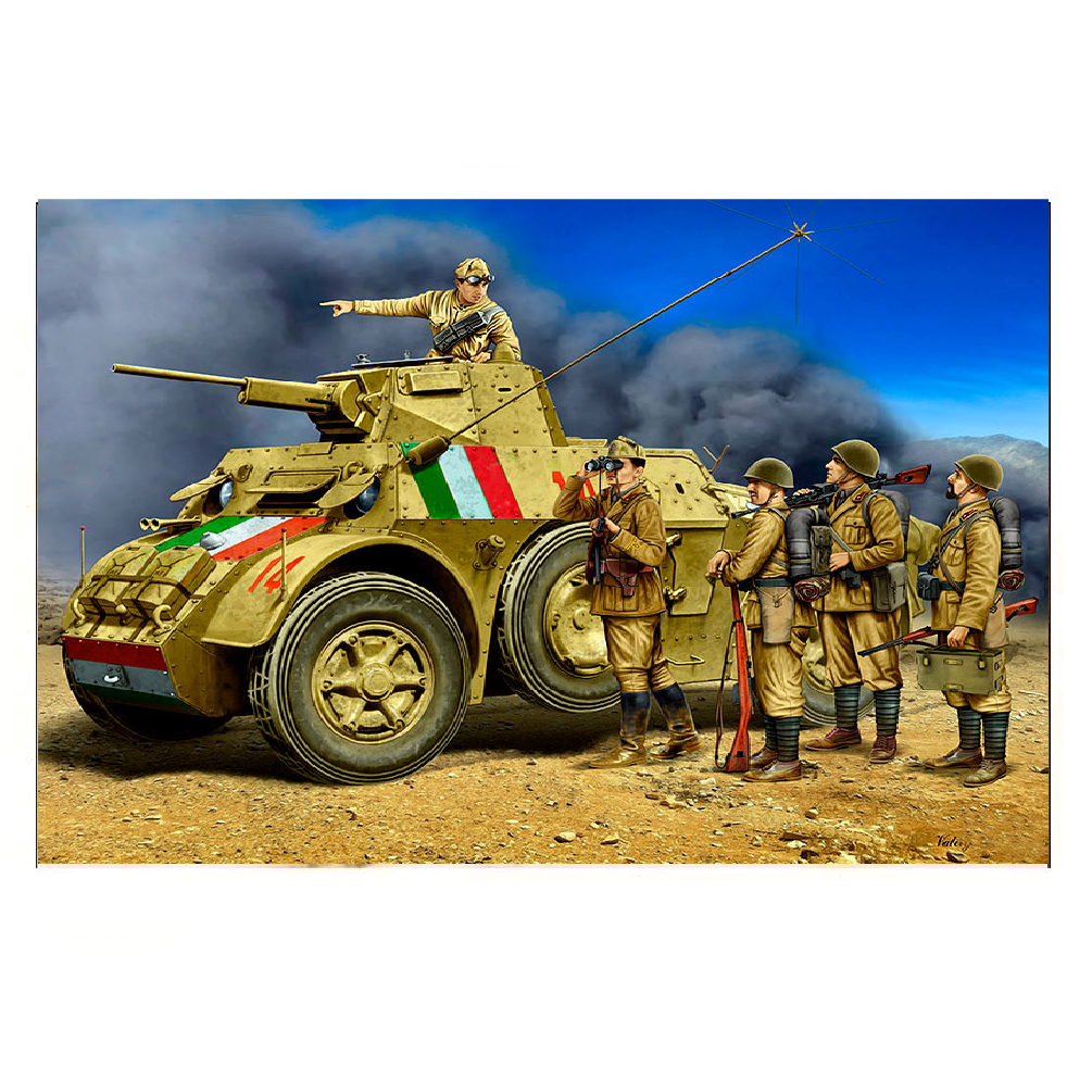 MASTER BOX 1/35 figure İtalyan askerleri, İkinci Dünya Savaşı dönemi