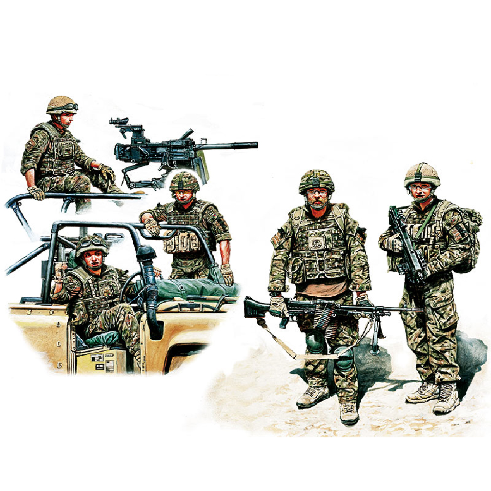 MASTER BOX figure Modern UK Infantrymen, present day
