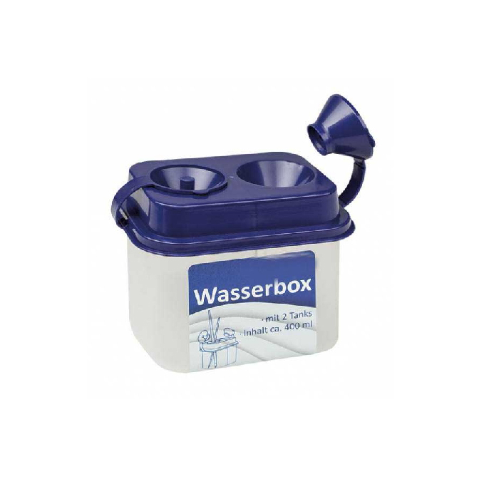 Two Compartment Brush Wash Container