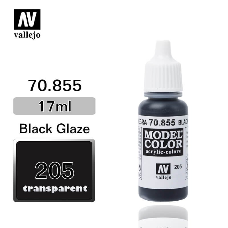 17 ml. (205)-Black Glaze-MC-Glaze