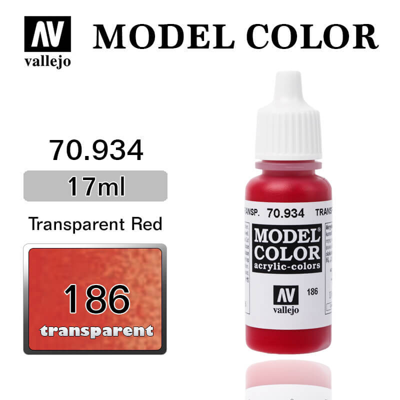 17 ml. (186)-Transparent Red-MC-Transparent