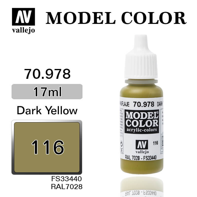 17 ml. (116)-Dark Yellow-MC-Matt