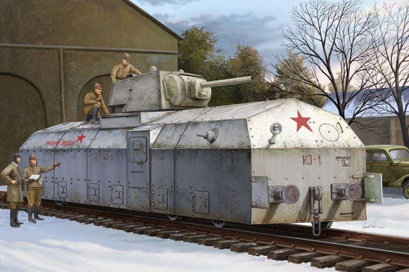 Hobbyboss 1/72 Maket Soviet Armoured Train