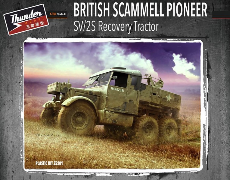 Thunder Model 1/35 Maket Scammell Pioneer Recovery SV/2