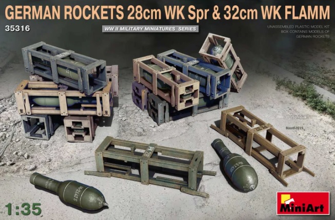 German Rockets 28cm WK Spr & 32cm WK FLAMM