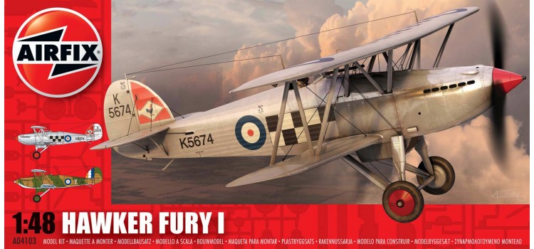 Airfix 1/48 Maket Hawker Fury I