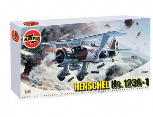 Airfix 1/72 Maket Henschel Hs123A-1