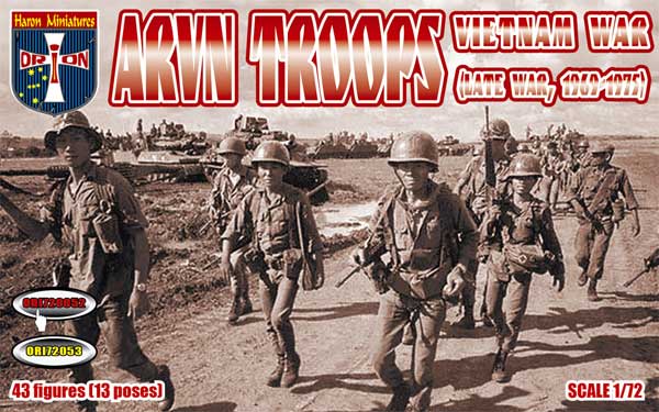Orion 1/72 scale Vietnam War ARVN troops (late war, 1969-1975)