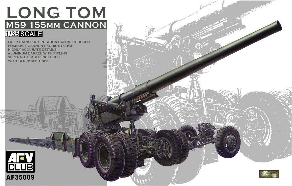 AFV Club1/35 Model Long Tom M59 155 mm Cannon
