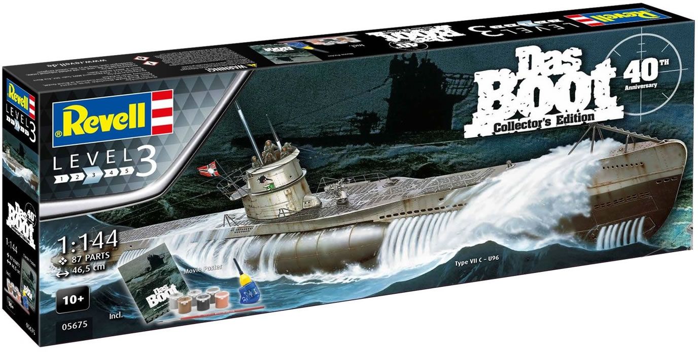 Revell 1/144 Maket Das Boot Collector's Edition
