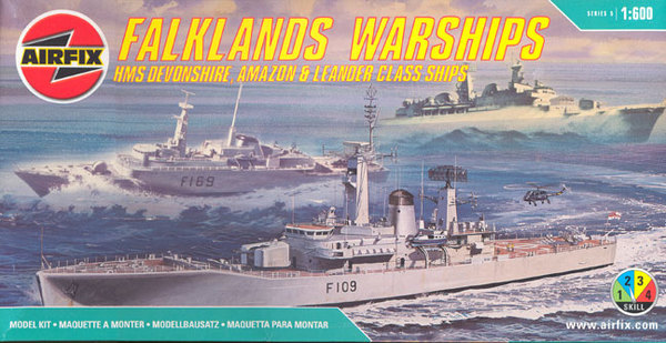 AIRFIX 1/600 Maket Falklands Warships