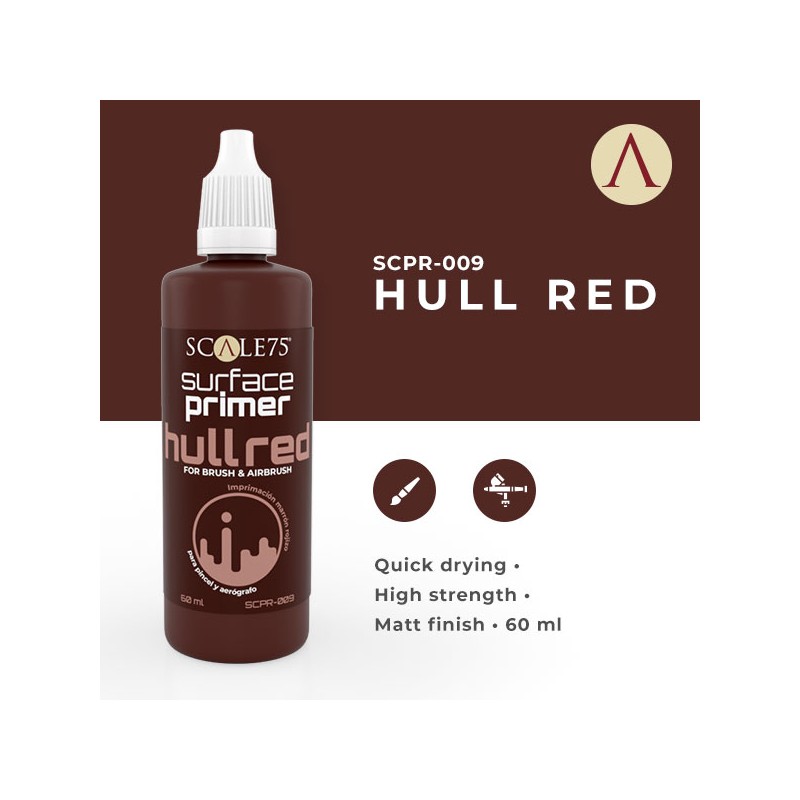Scale 75 SURFACE PRIMER HULL RED