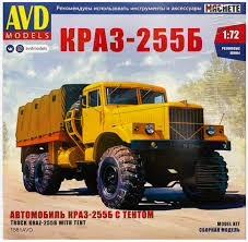 AVD 1/72 Maket KRAZ-255B with tent