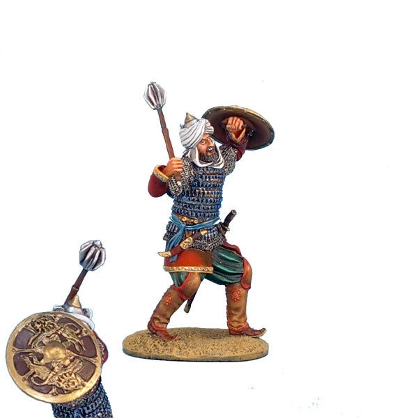 First Legion 1/30 scale Mamluk Warrior with Mace and Embossed Shield  (RETIRED