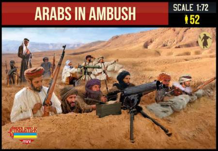 Strelets 1/72 scale figures Arabs in Ambush