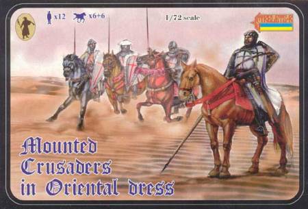 Strelets 1/72 scale figures, Mounted Crusaders in Oriental Dress