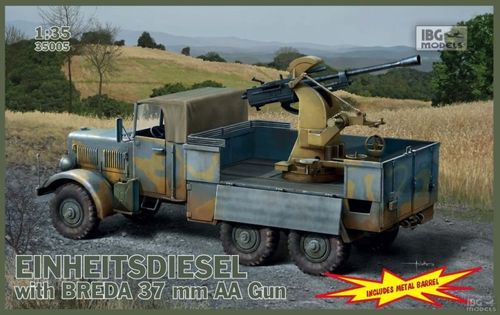 ibg 1/35 scale EINHEITS  DIESEL with 3,7 cm BREDA