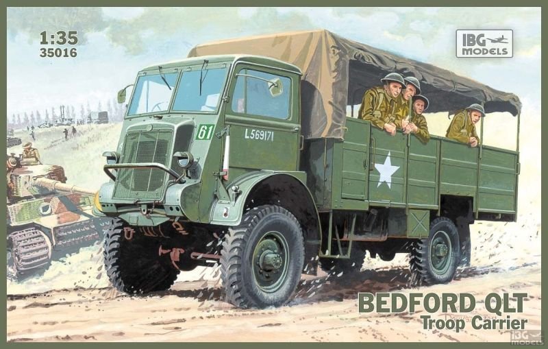 ibg 1/35 ölçek Bedford QLT Troop Carrier