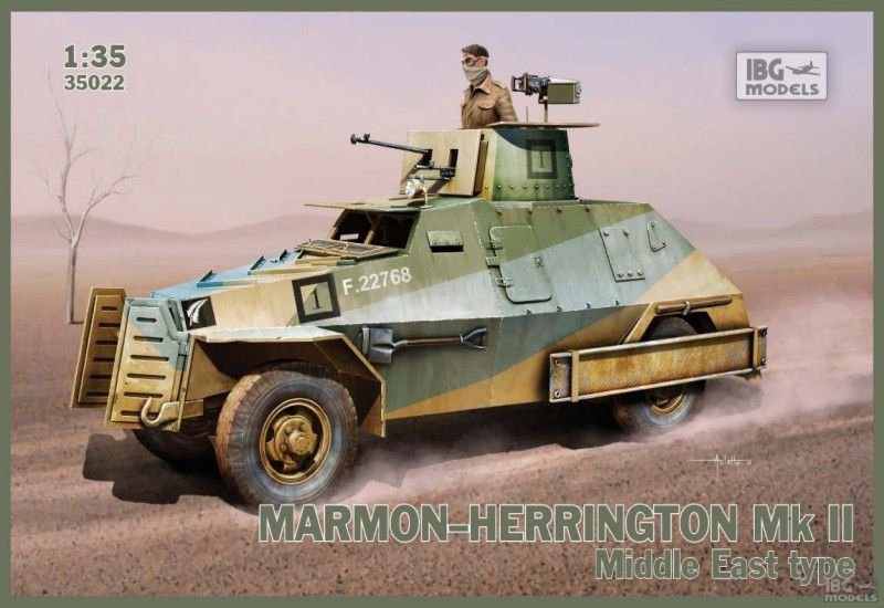 ibg 1/35 ölçek MARMON-HERRINGTON Mk.II ME type Middle East