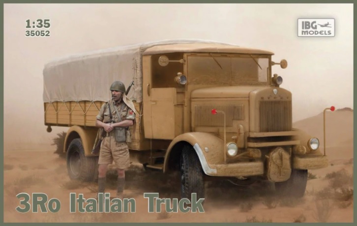 ibg 1/35 ölçek 3Ro Italian Truck - Cargo Version -