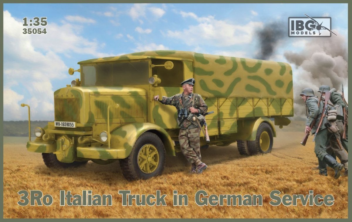 ibg 1/35 ölçek 3Ro Italian Truck in German Service