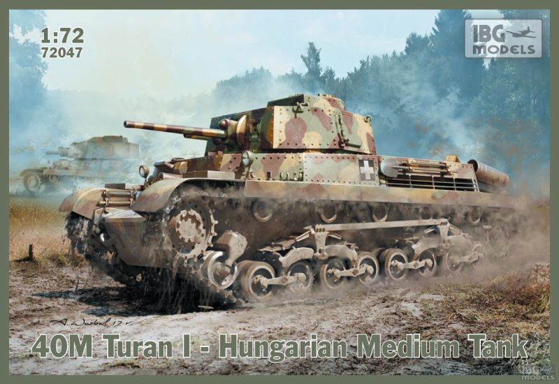 IBG 1/72 Maket 40M TURAN I Hungarian Medium tank