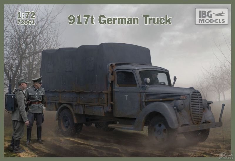 IBG 1/72 Maket 917t German Truck -