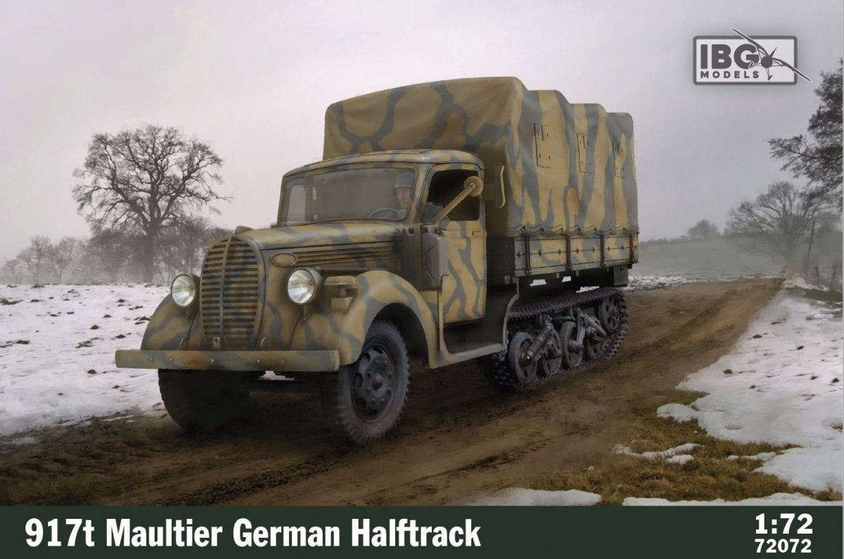 IBG 1/72 Maket 917t Maultier - German Halftrack -