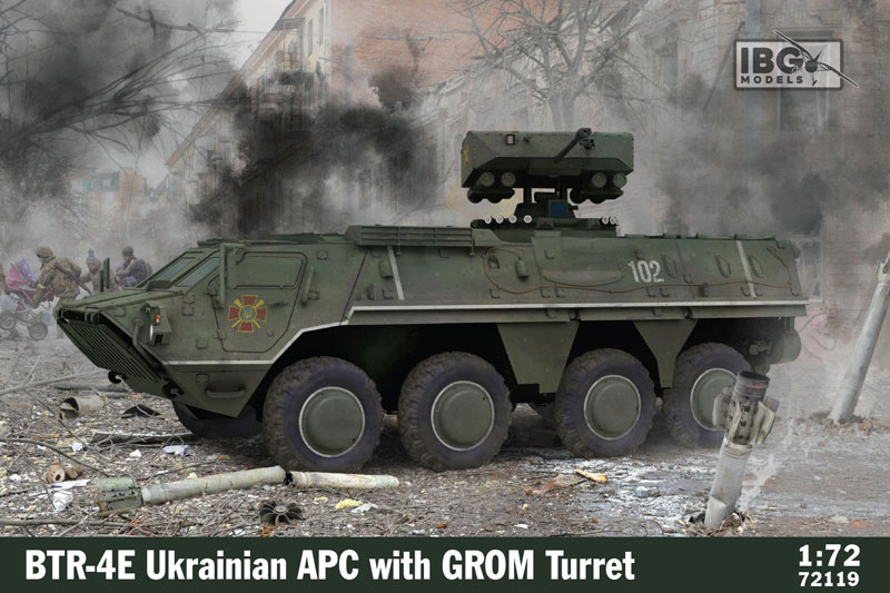 IBG 1/72 Maket BTR-4E Ukrainian APC with GROM Turret -