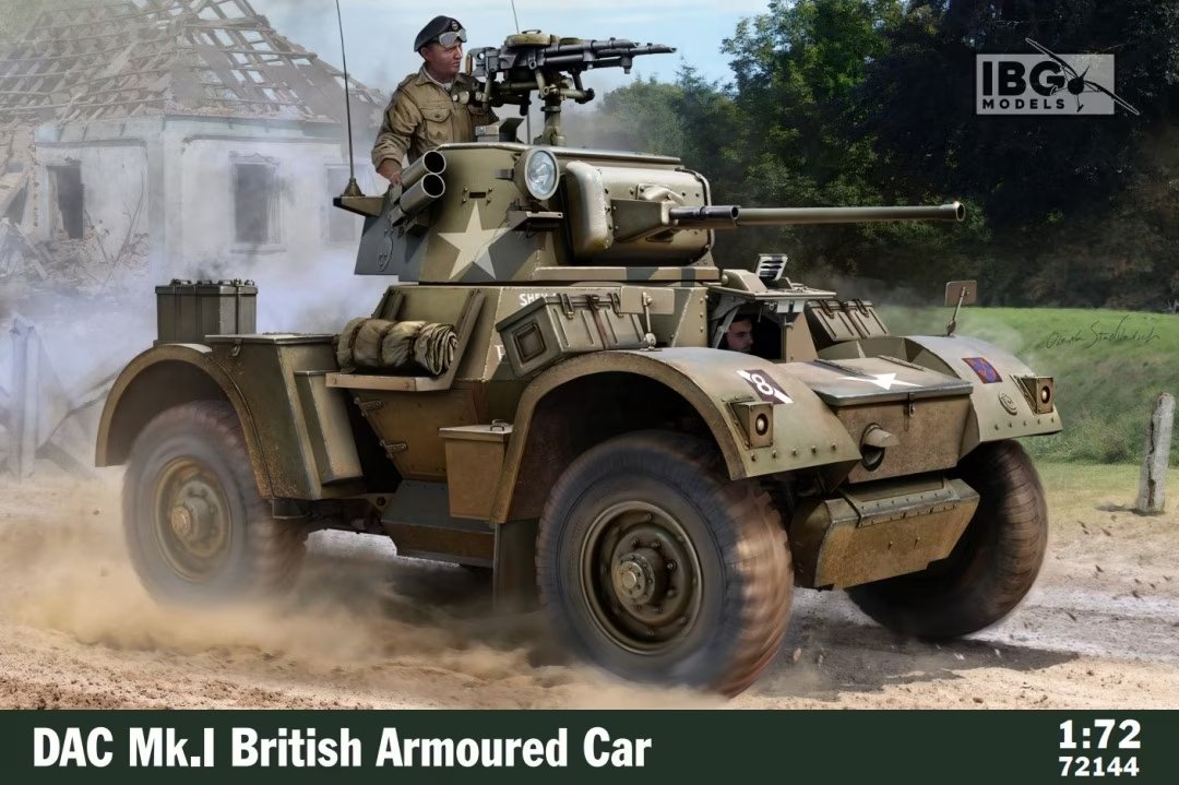 IBG 1/72 Maket DAC Mk.I British Armoured Car -