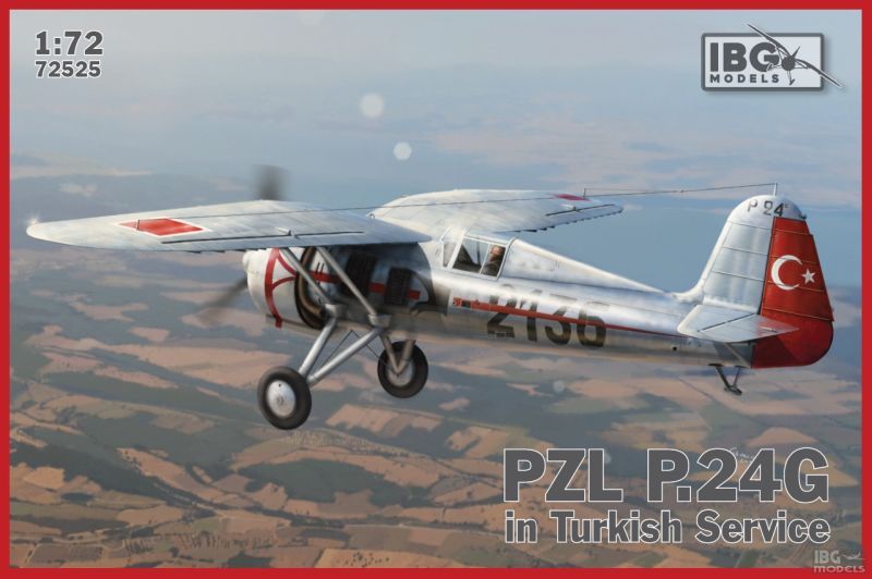 IBG 1/72 Maket PZL P.24G in Turkish Service -