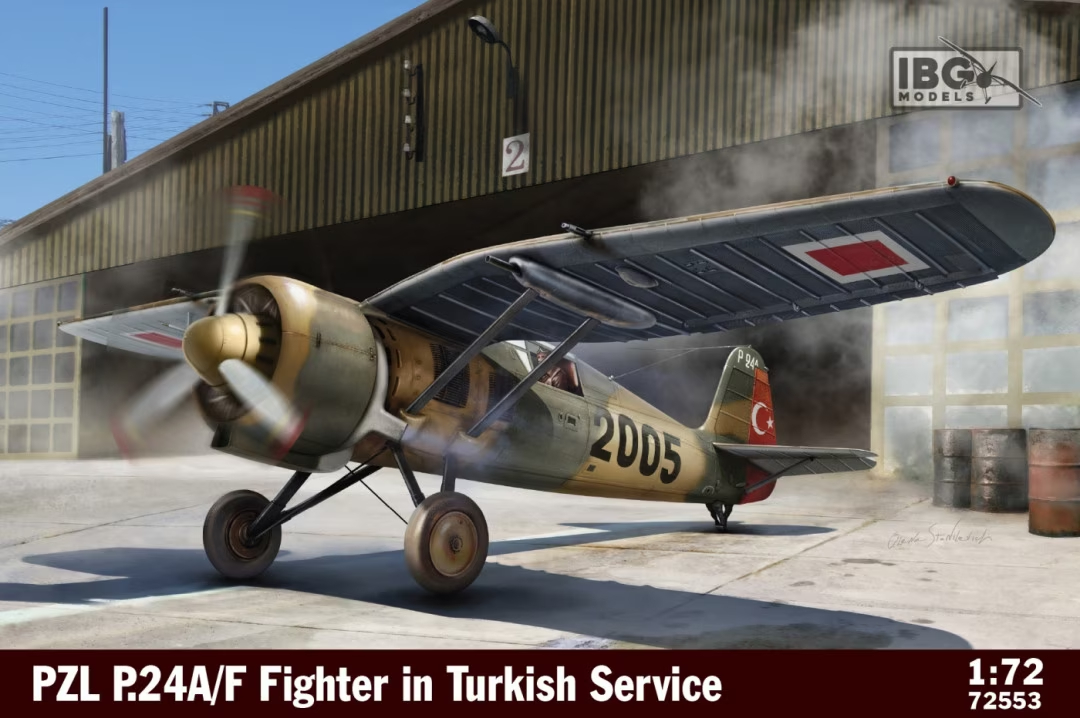 IBG 1/72 Maket PZL P.24A/F Fighter in Turkish Service -