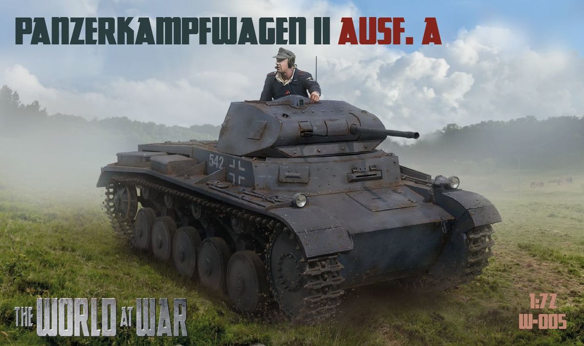 IBG 1/72 Maket PANZERKAMPFWAGEN II Ausf.A  -  (ENG/GER)