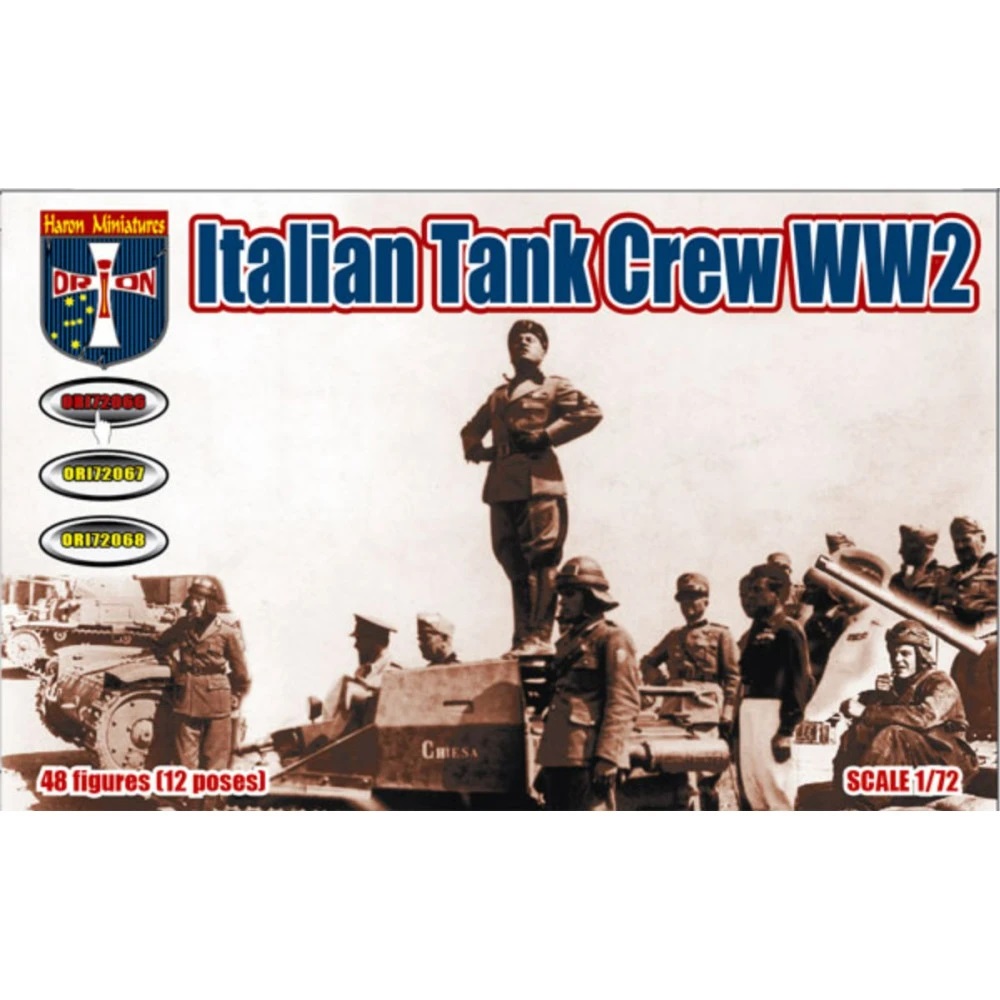 ORION 1/72 Figure Italian Tank Crew WWII