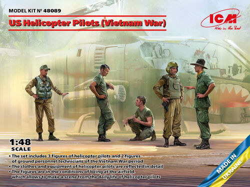 ICM 1/48 Figure US Helicopter Pilots