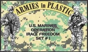 Armies in Plastic1/32 Figure Modern Forces - U.S. Marines - Operation Iraqi Freedom - Set #1