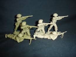 Weston WWII D-Day British Infantry Toy Soldiers Green