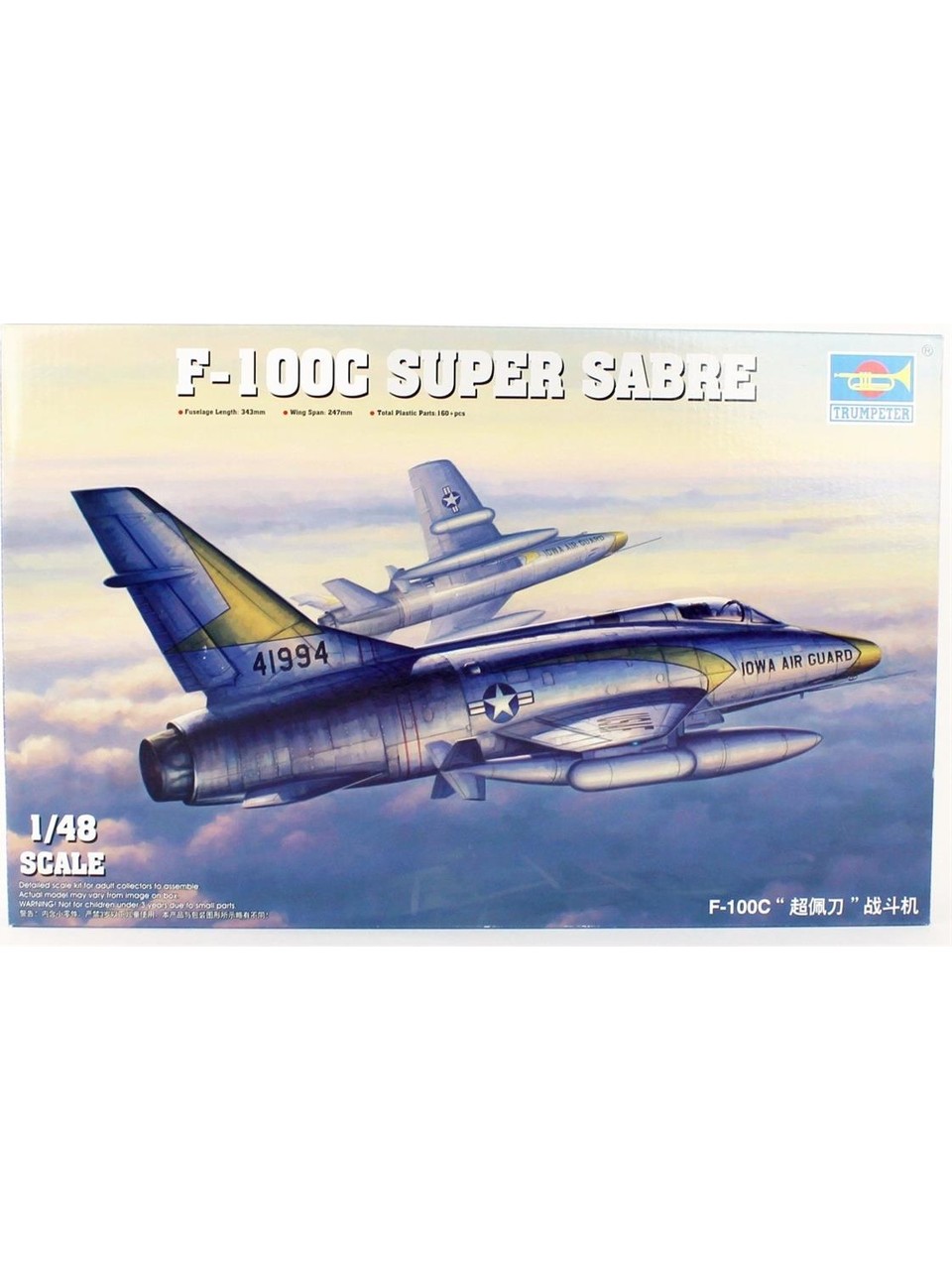 TRUMPETER 1/48 Model F-100C Super Sabre