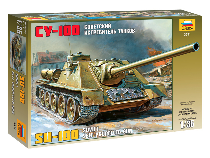 ZVEZDA 1/35 Model SU-100