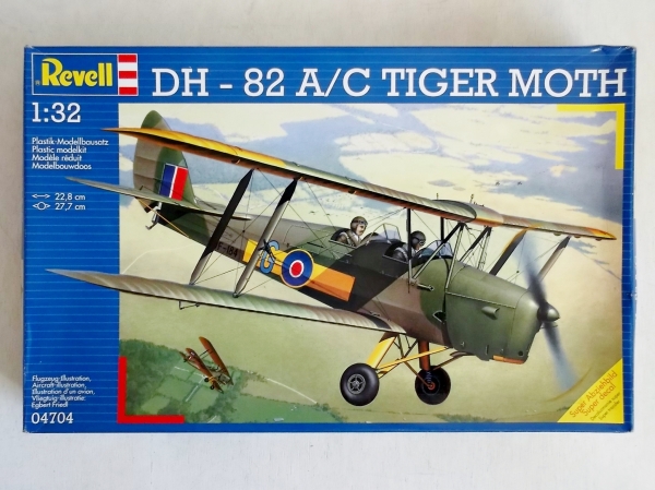 REVELL 1/32 Maket  DE HAVILLAND DH-82A/C TIGER MOTH
