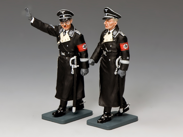 King & Country Kurşun Asker "Himmler ve Heydrich... Ölümcül İkili" (siyah versiyon)