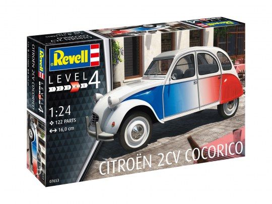 REVELL 1/24 Model 07653 CITROEN 2CV COCORICO