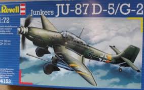 Revell 1/72 scale Junkers Ju-87 D-5/G-2 plane model