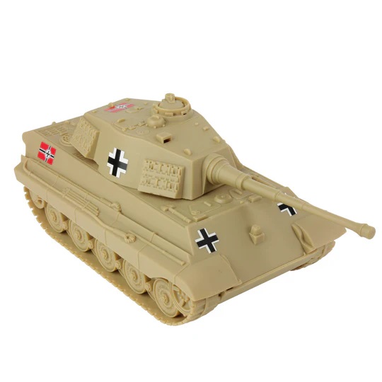 BMC1/32 Ölçek Araç WW2 German King Tiger Tank - Tan